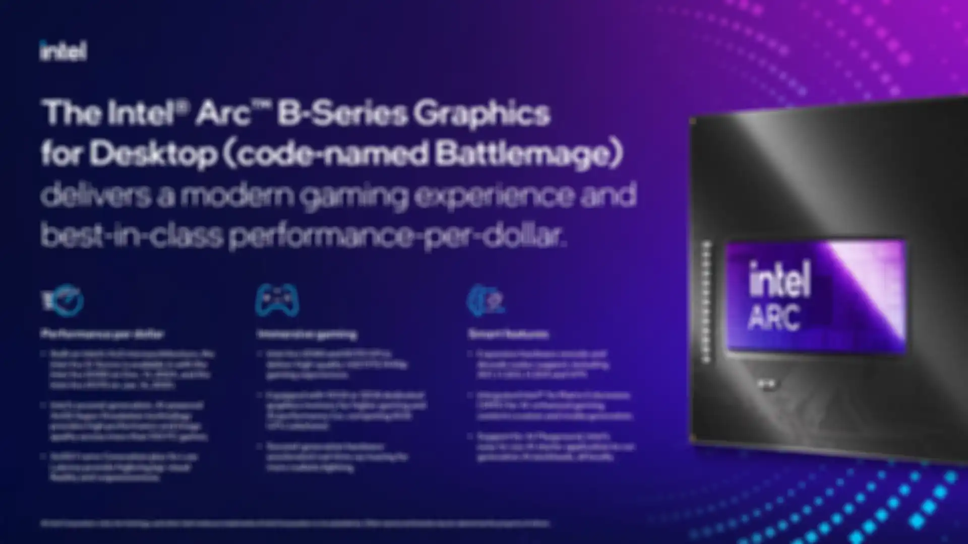 Fitur Intel Arc B