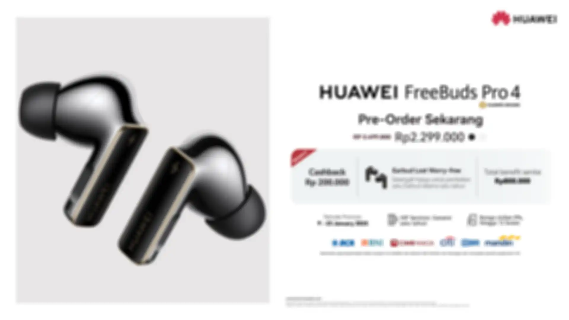 Harga & Pre-Order Huawei FreeBuds Pro 4