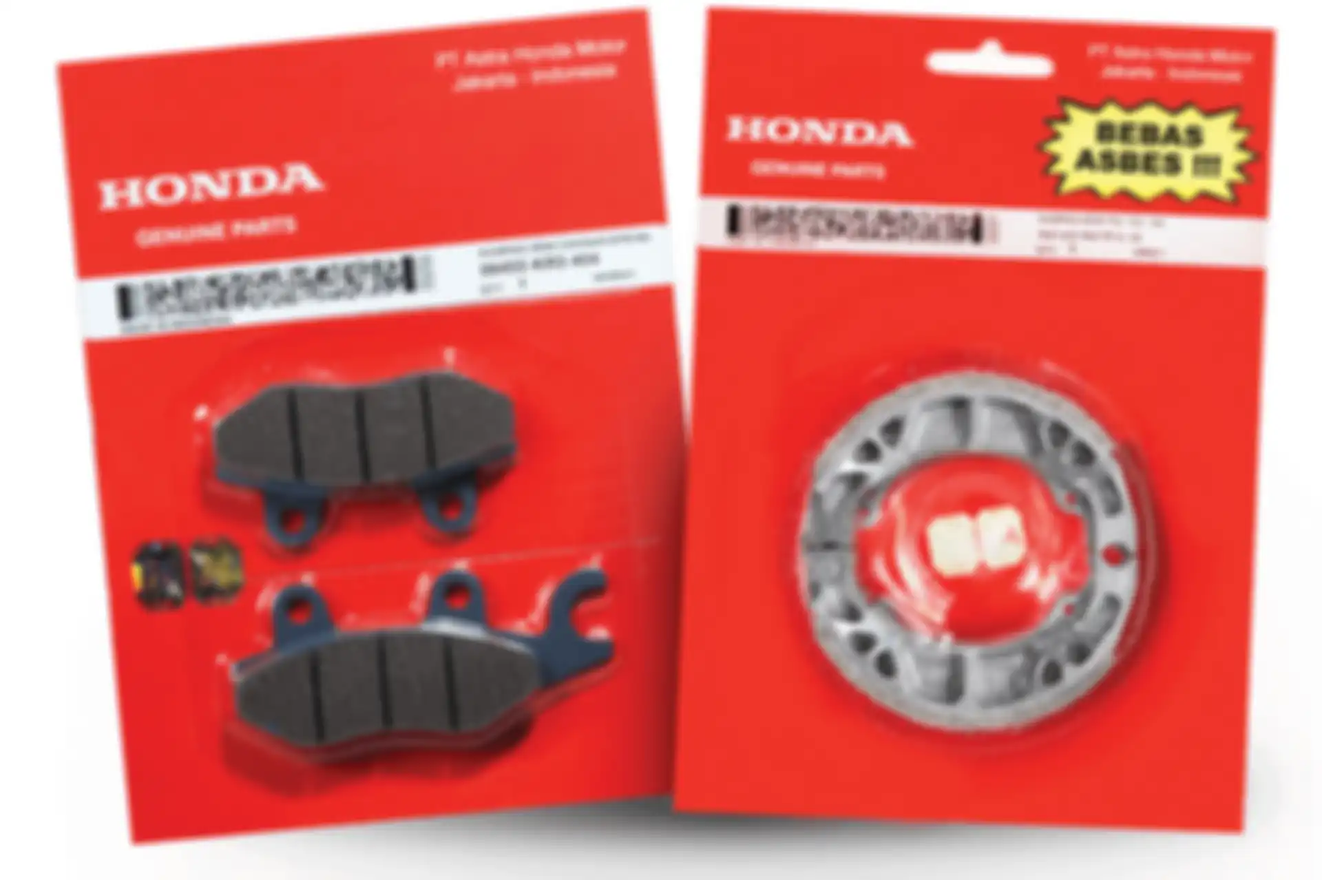 Ilustrasi suku cadang Honda Genuine Parts.