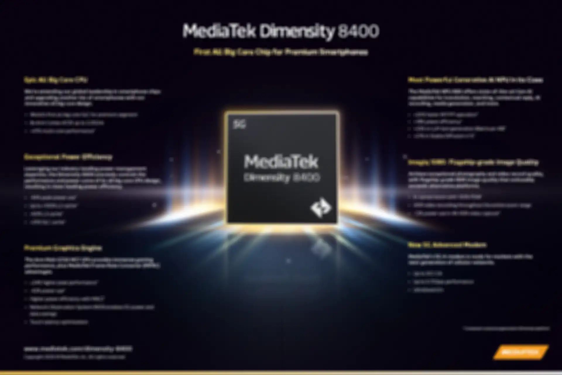 Fitur Unggulan Mediatek Dimensity 8400