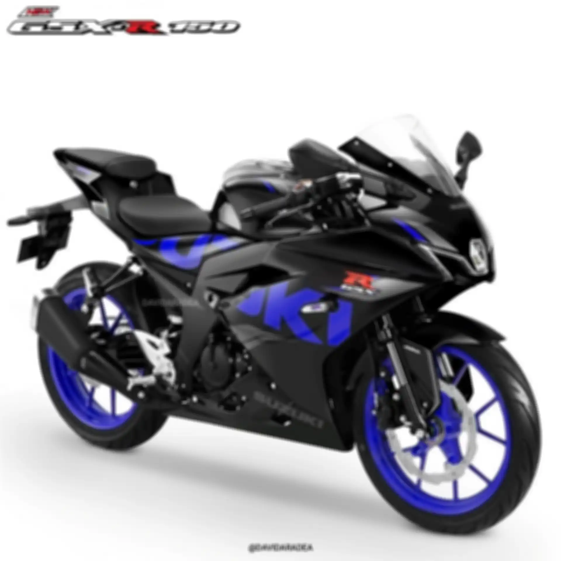Gambar render Suzuki GSX-R150 2022.