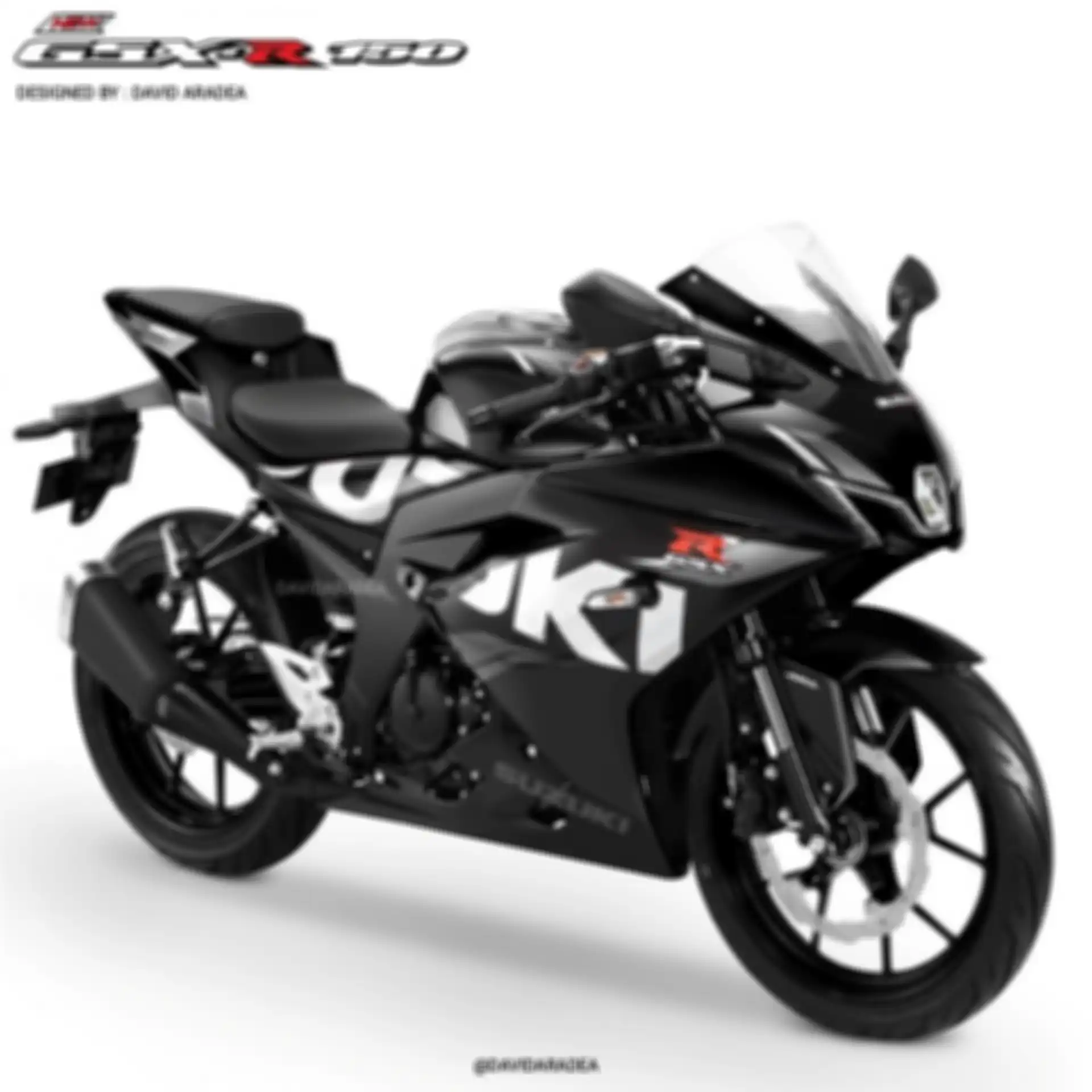 Gambar render Suzuki GSX-R150 2022.