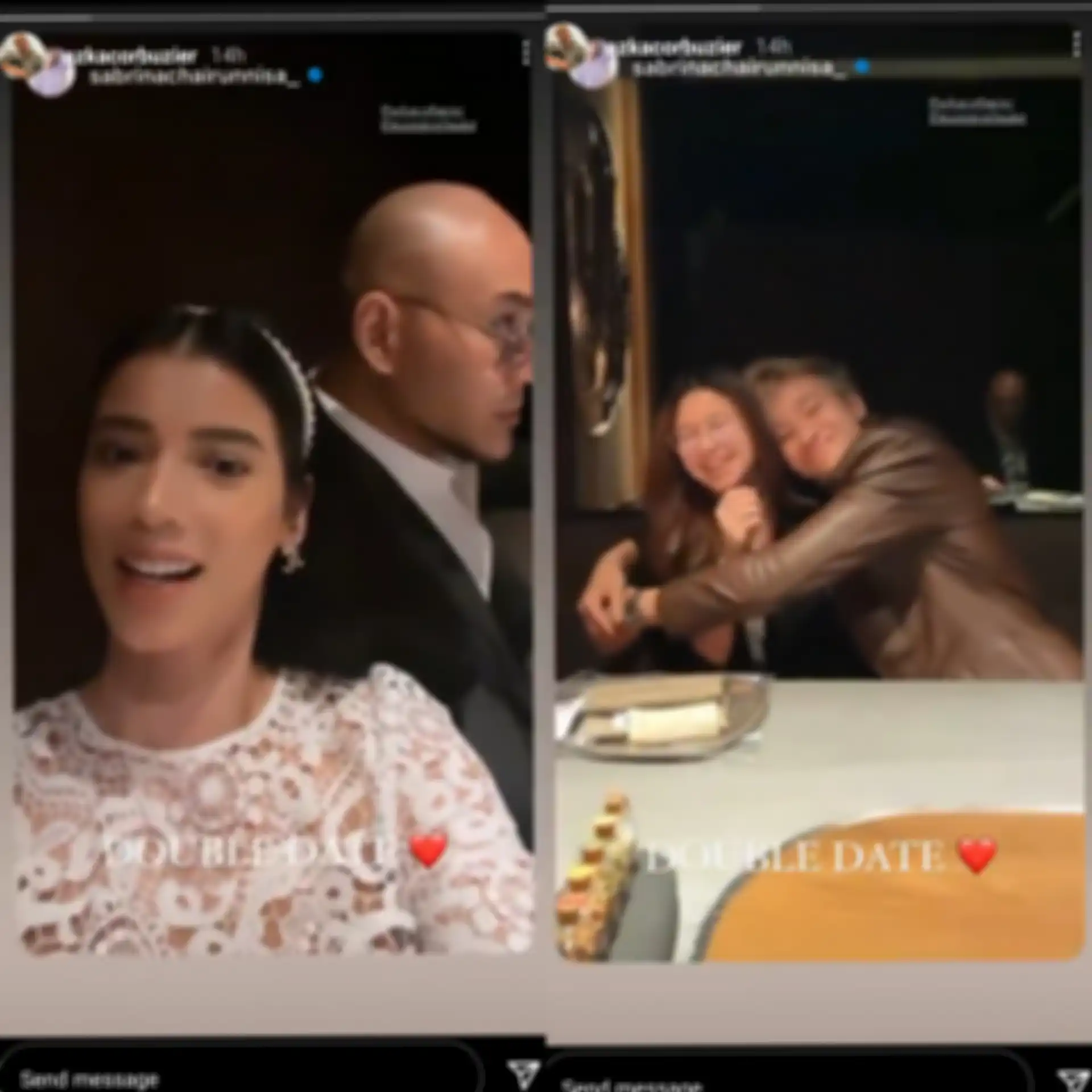 Capture video double date Azka dan Deddy Corbuzier