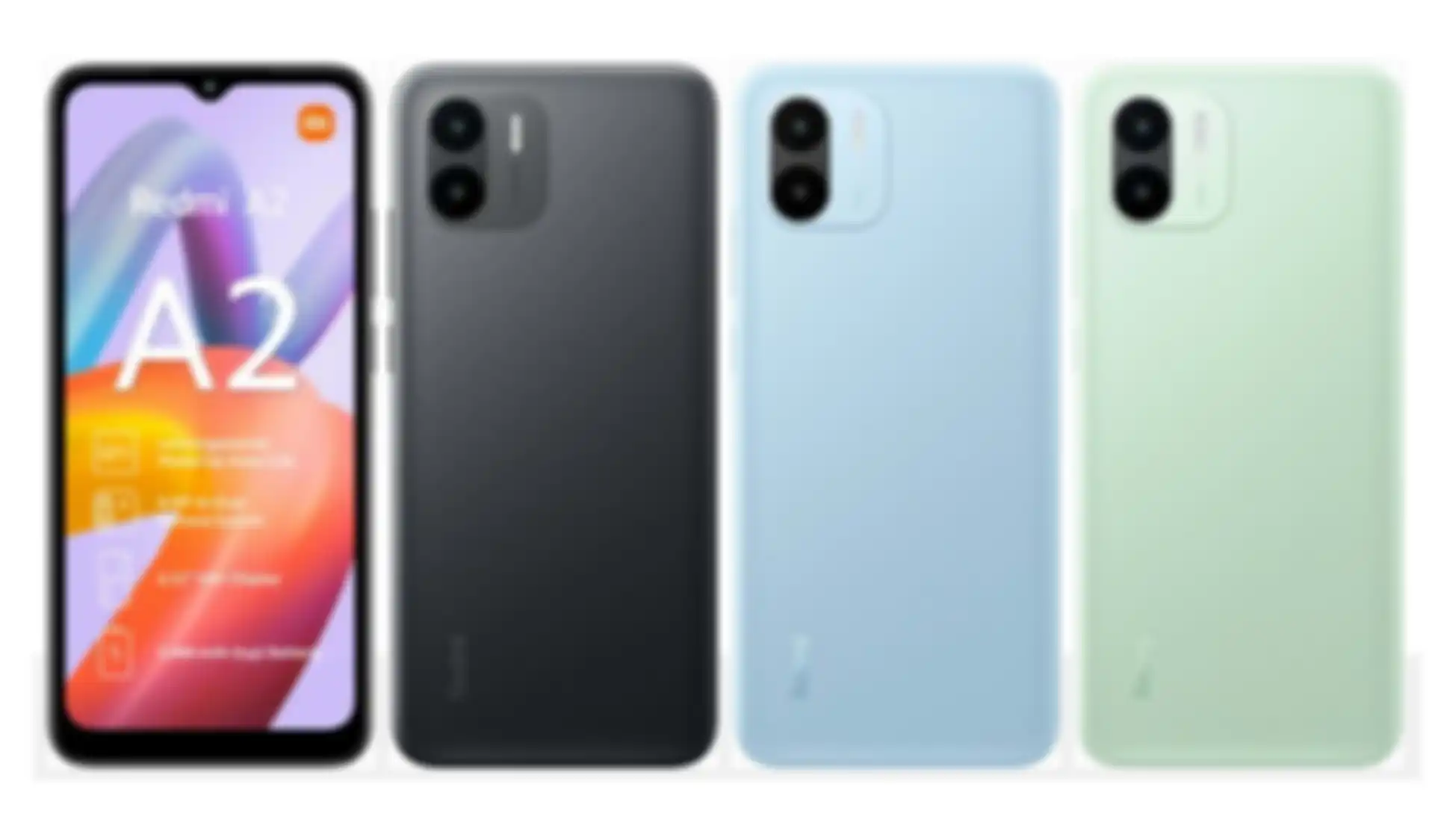 Render desain dan varian warna Redmi A2. 