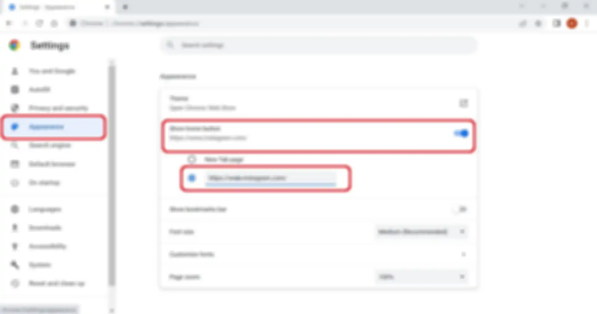 Cara mengatur beranda Chrome untuk menampilkan situs yang diinginkan
