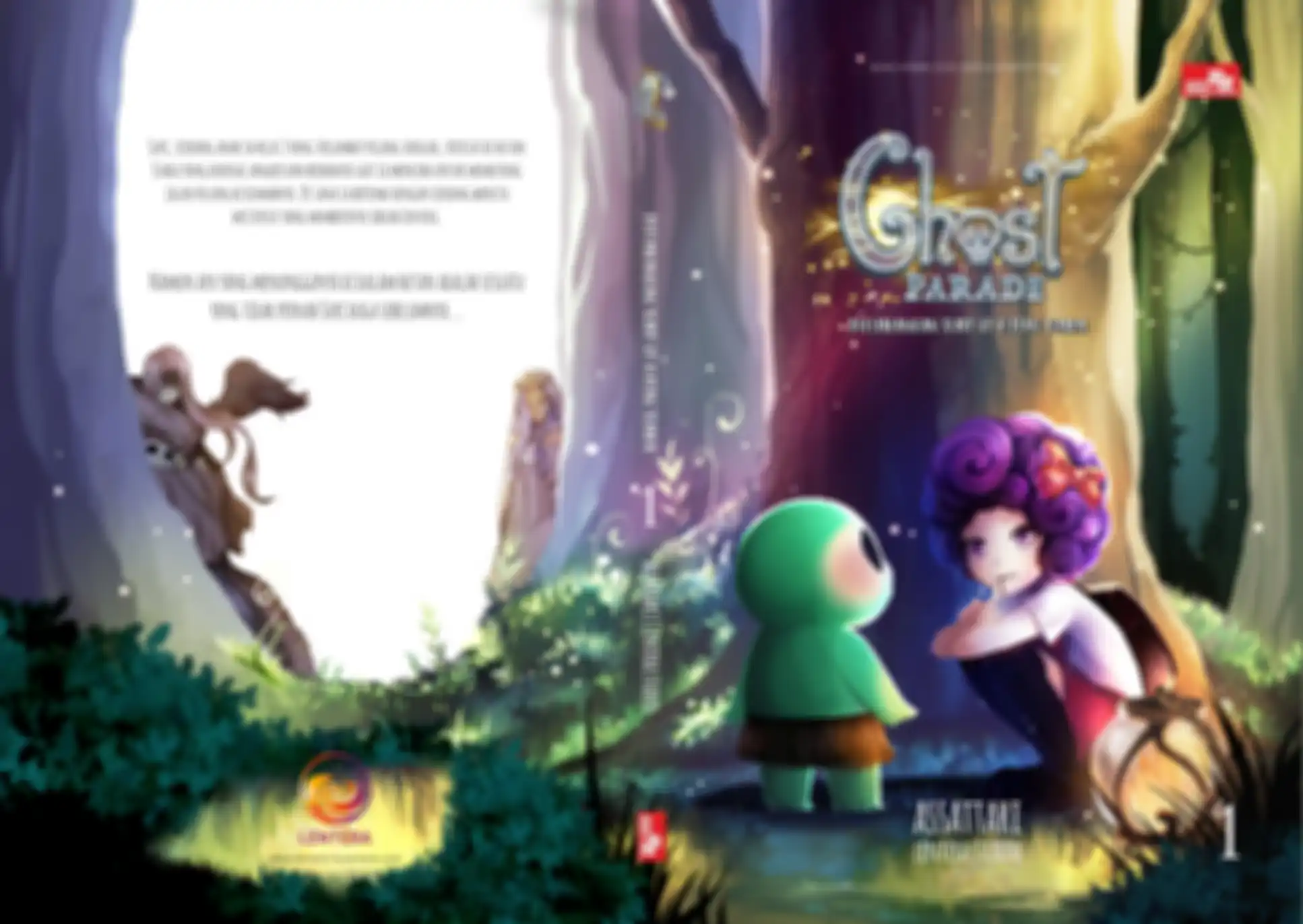 Tampilan cover komik Ghost Parade
