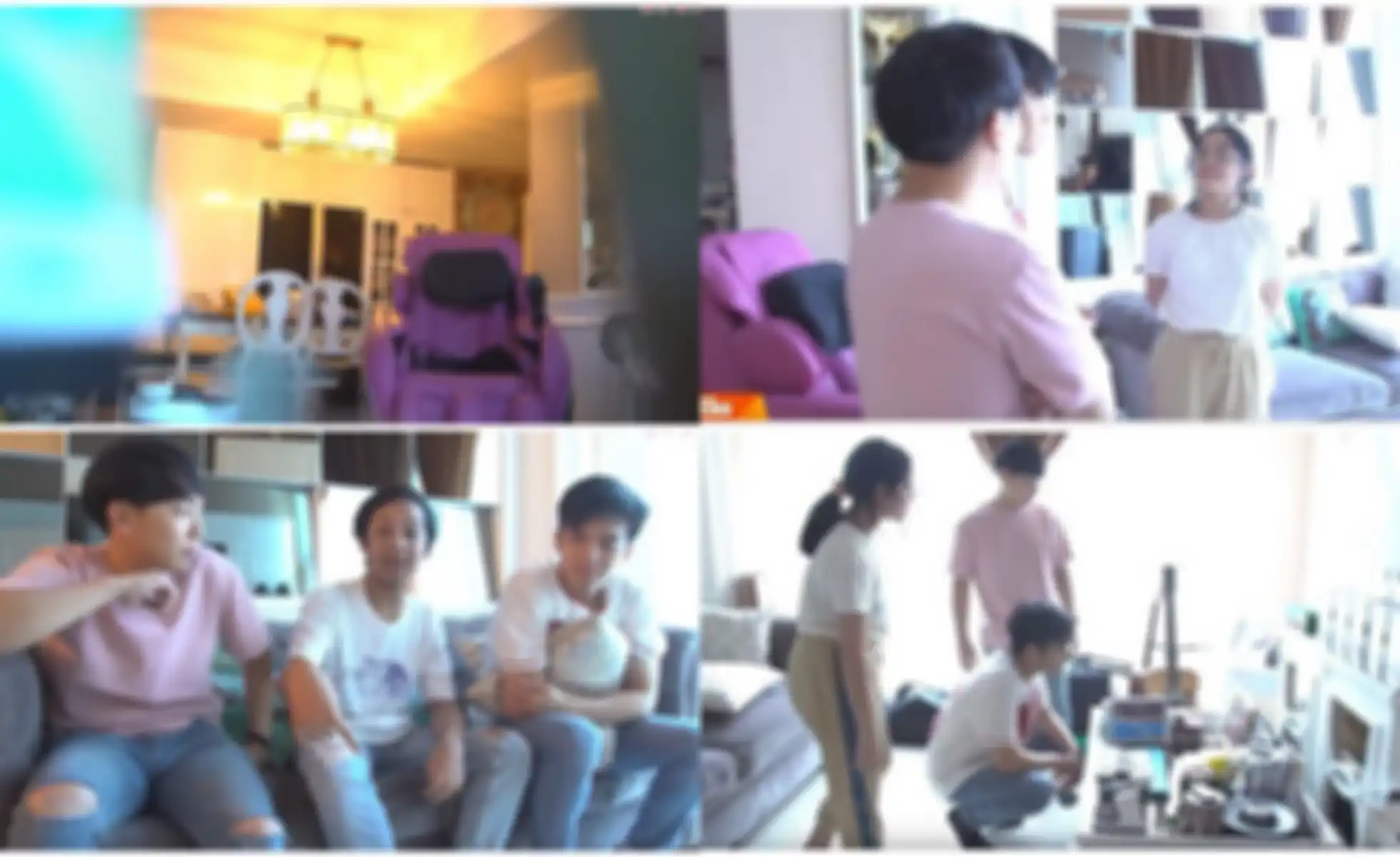 Ruang Tamu di apartemen Uya Kuya