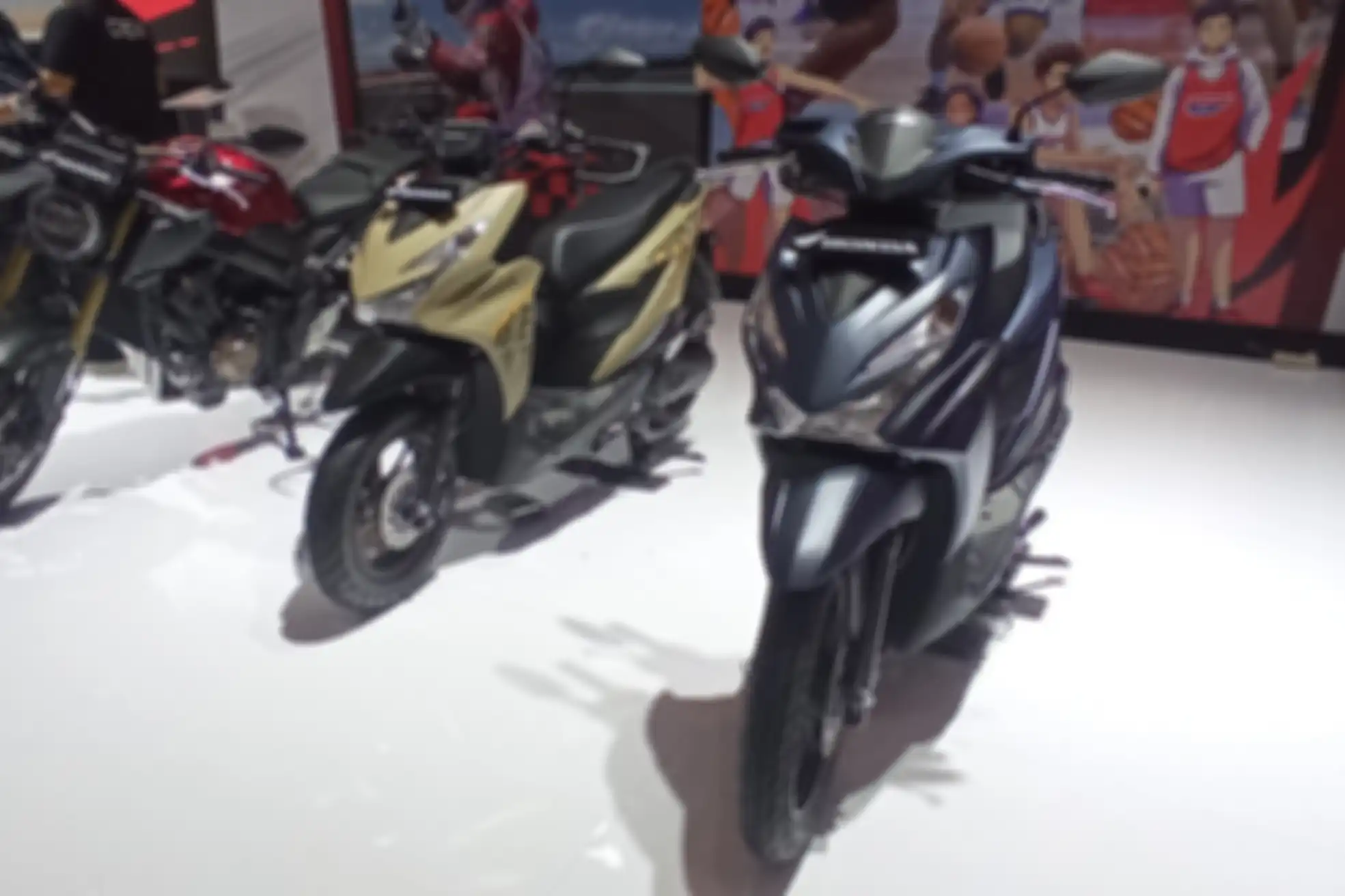 Foto ilustrasi Honda BeAT di IMOS 2024.