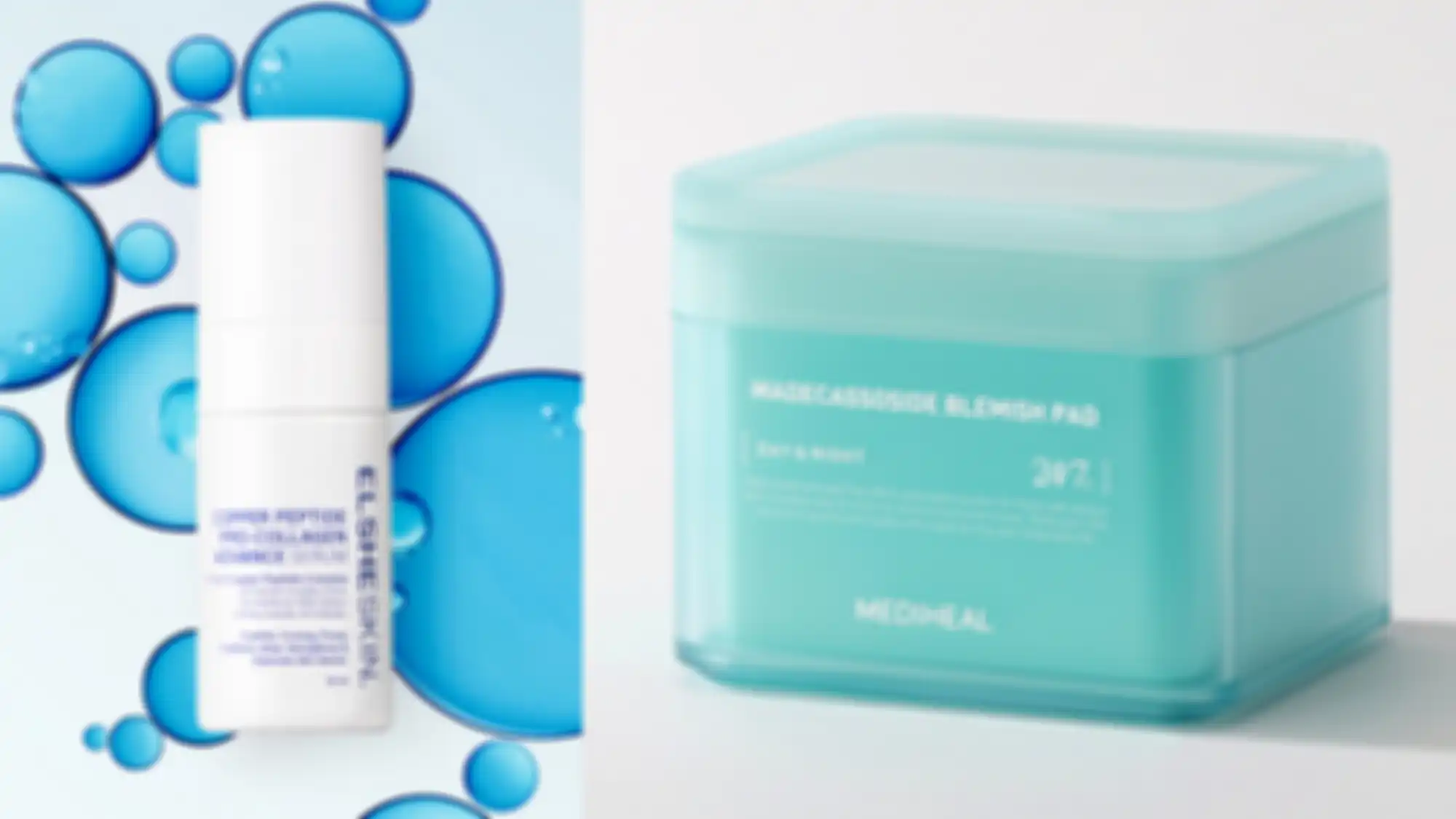 ELSHESKIN Copper Peptide Pro-Collagen Advance Serum dan Mediheal Toner Pad