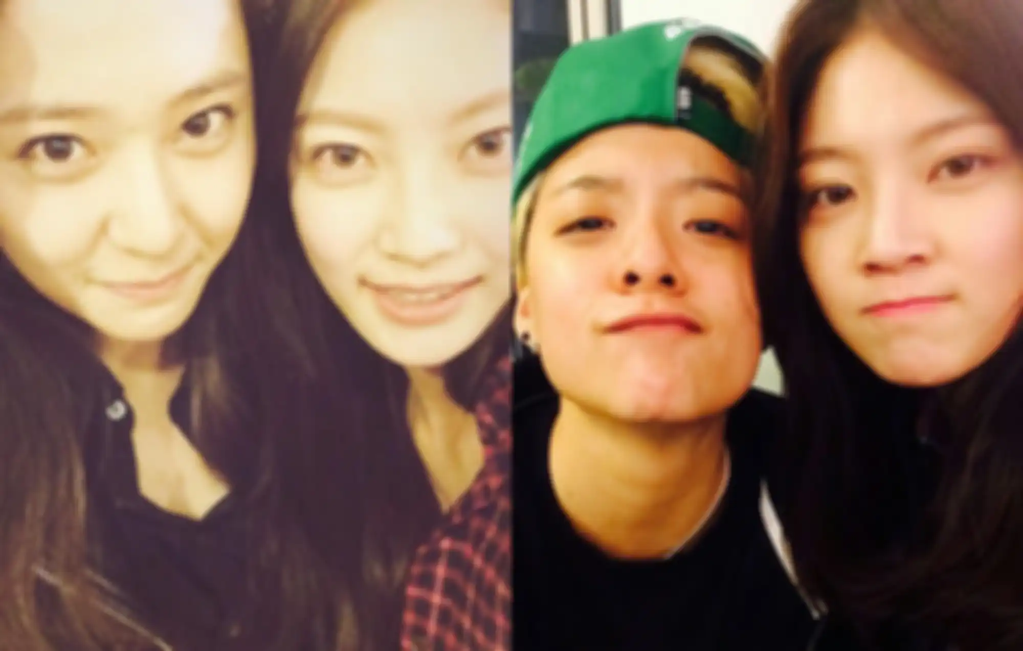 Gong Seung Yeon bersama Krystal dan Amber
