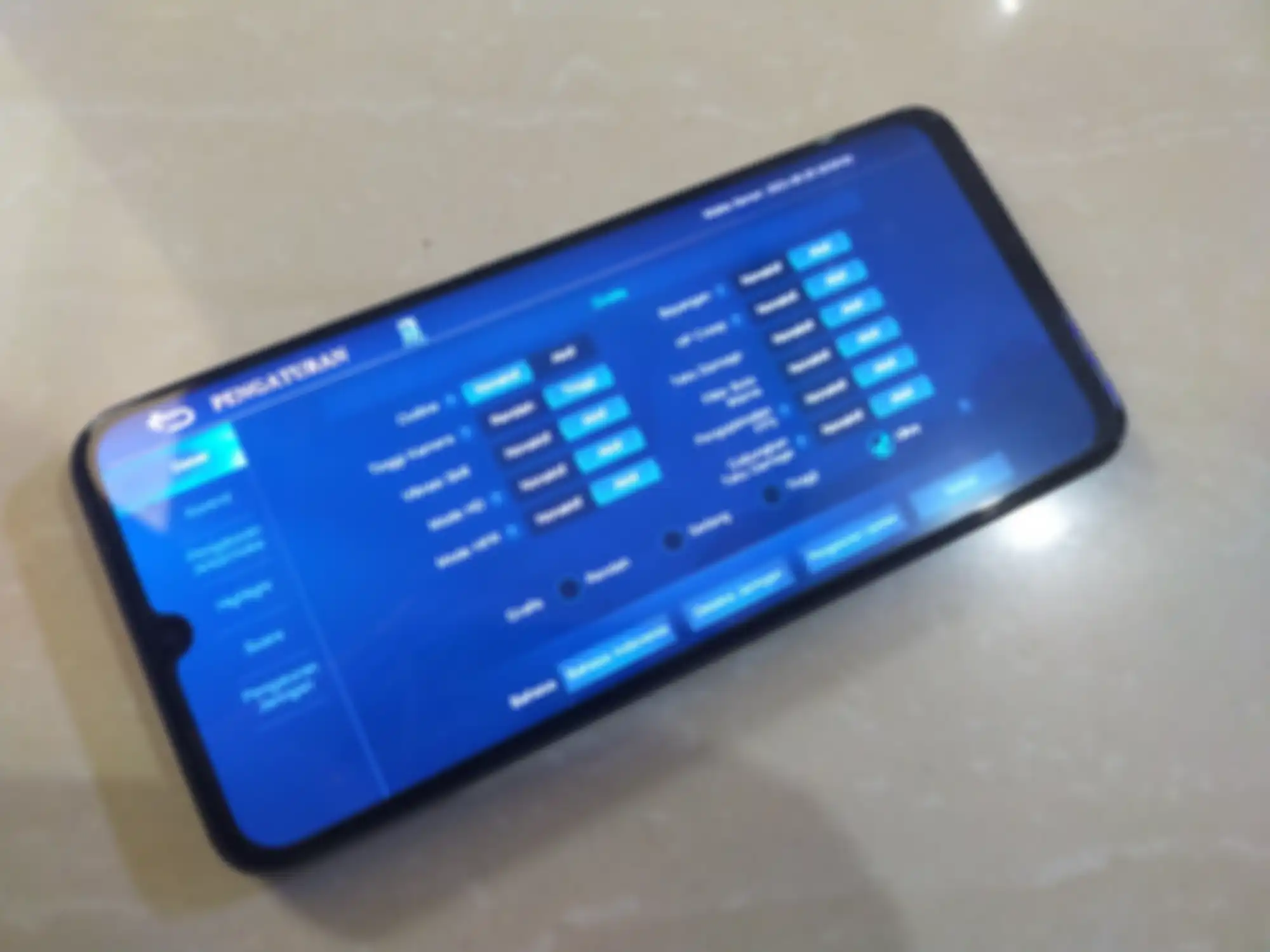 Setingan grafis game Mobile Legends di vivo V21.