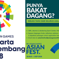 Ingin Jualan dan Dapat Banyak Keuntungan? Yuk, Segera Daftar Asian Fest di Asian Games 2018