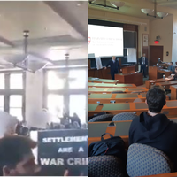 Bela Palestina, Beginilah Aksi 100 Mahasiswa Harvard Kompak Permalukan Dosen Tamu dari Israel, 'Perjanjian Israel adalah Kejahatan Perang'