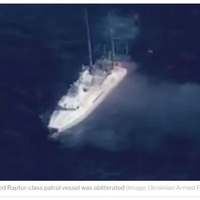 Dikenal Sebagai Salah Satu Negara Militer Terkuat di Dunia, Kapal Rusia Jenis Raptor Ini Justru Hancur Lebur Gara-gara Diserang Ukraina Dengan Senjata Ini