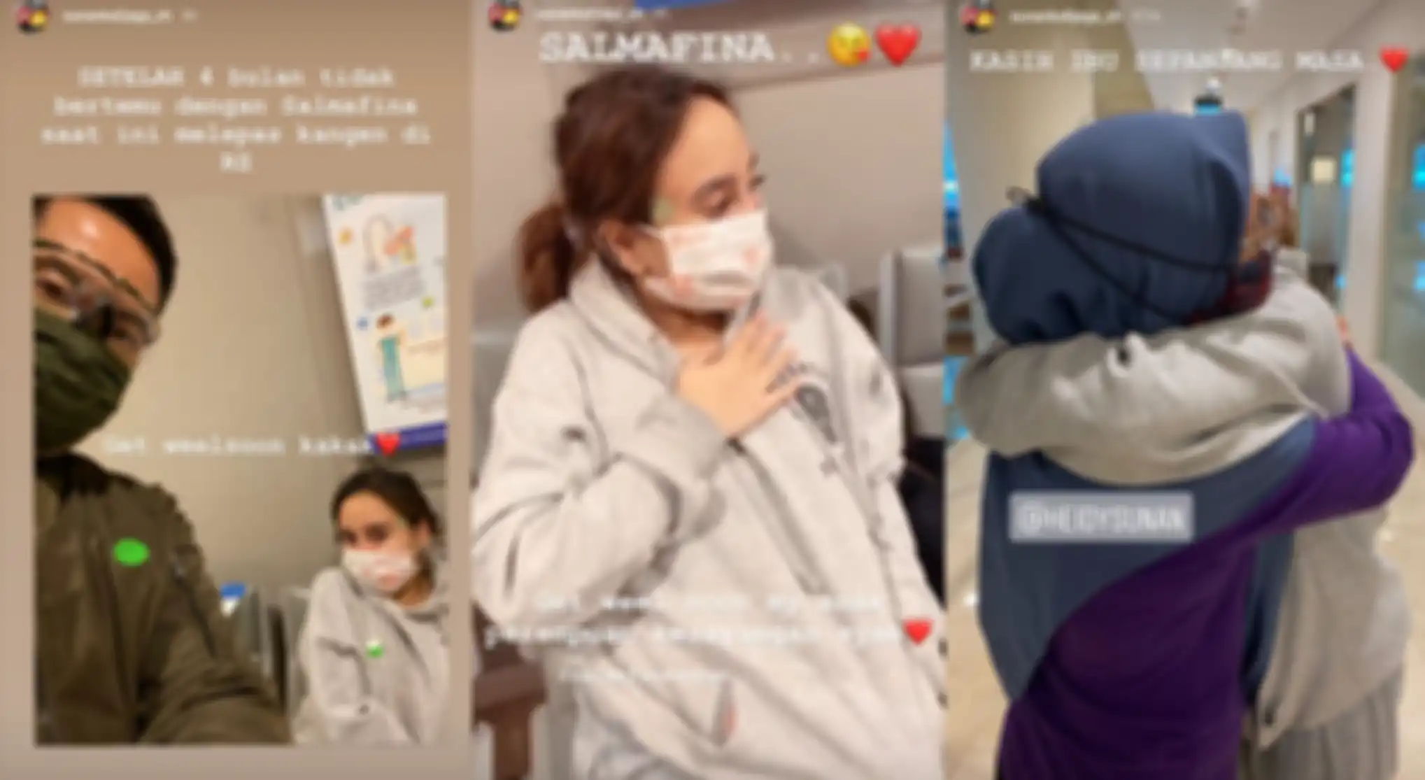 Momen saat Salmafina di Rumah Sakit