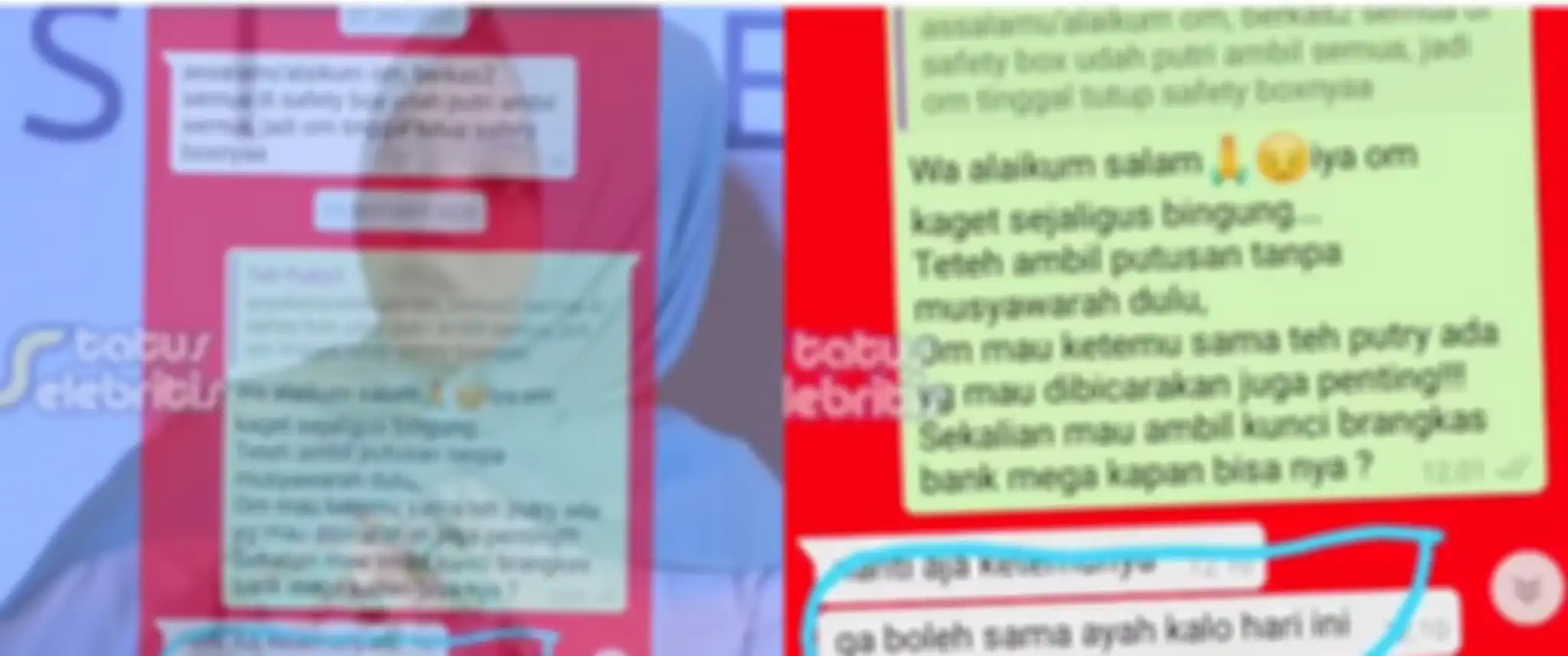Percakapan Teddy dan Putri Delina