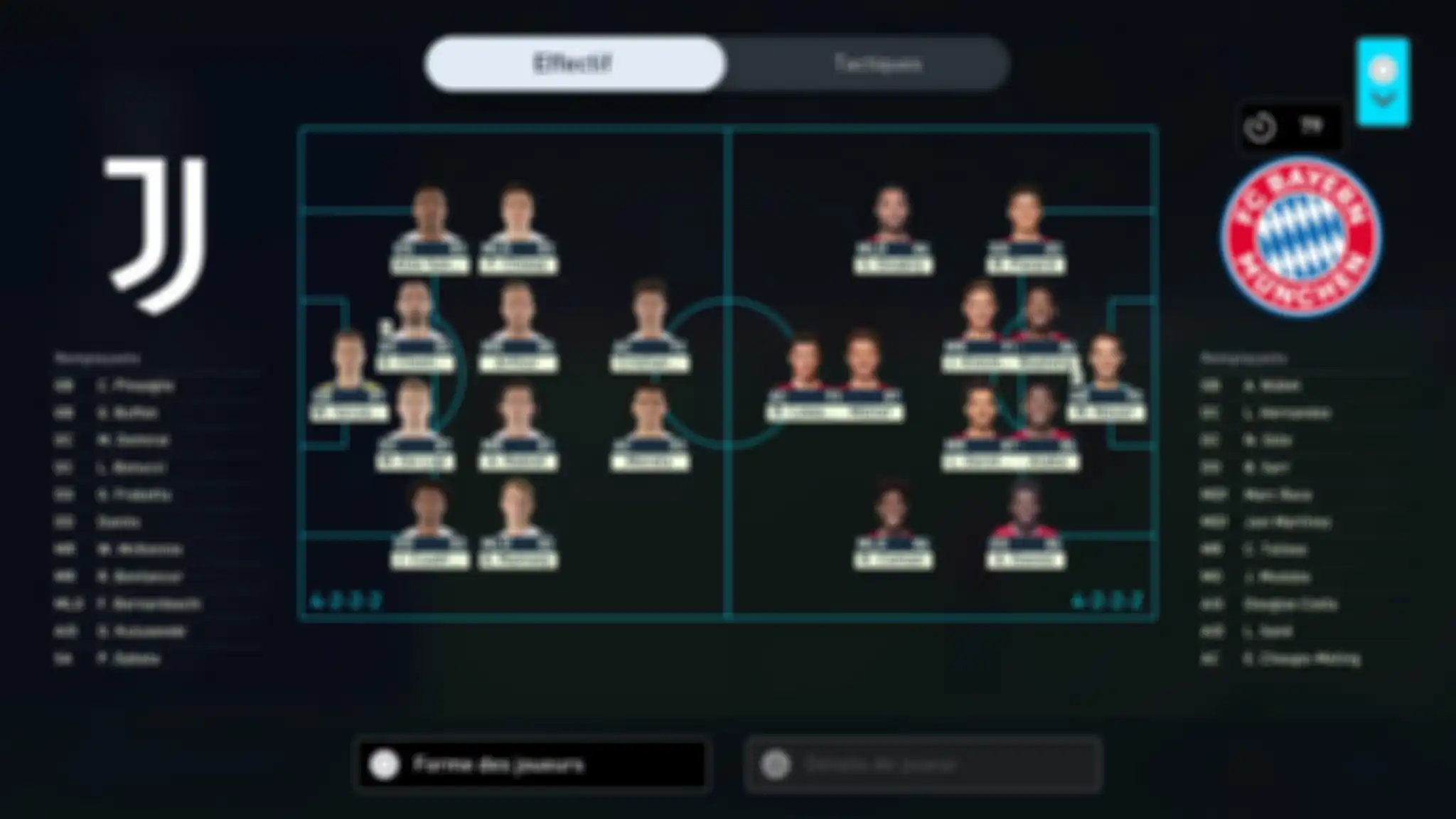 UI Formasi PES 2022
