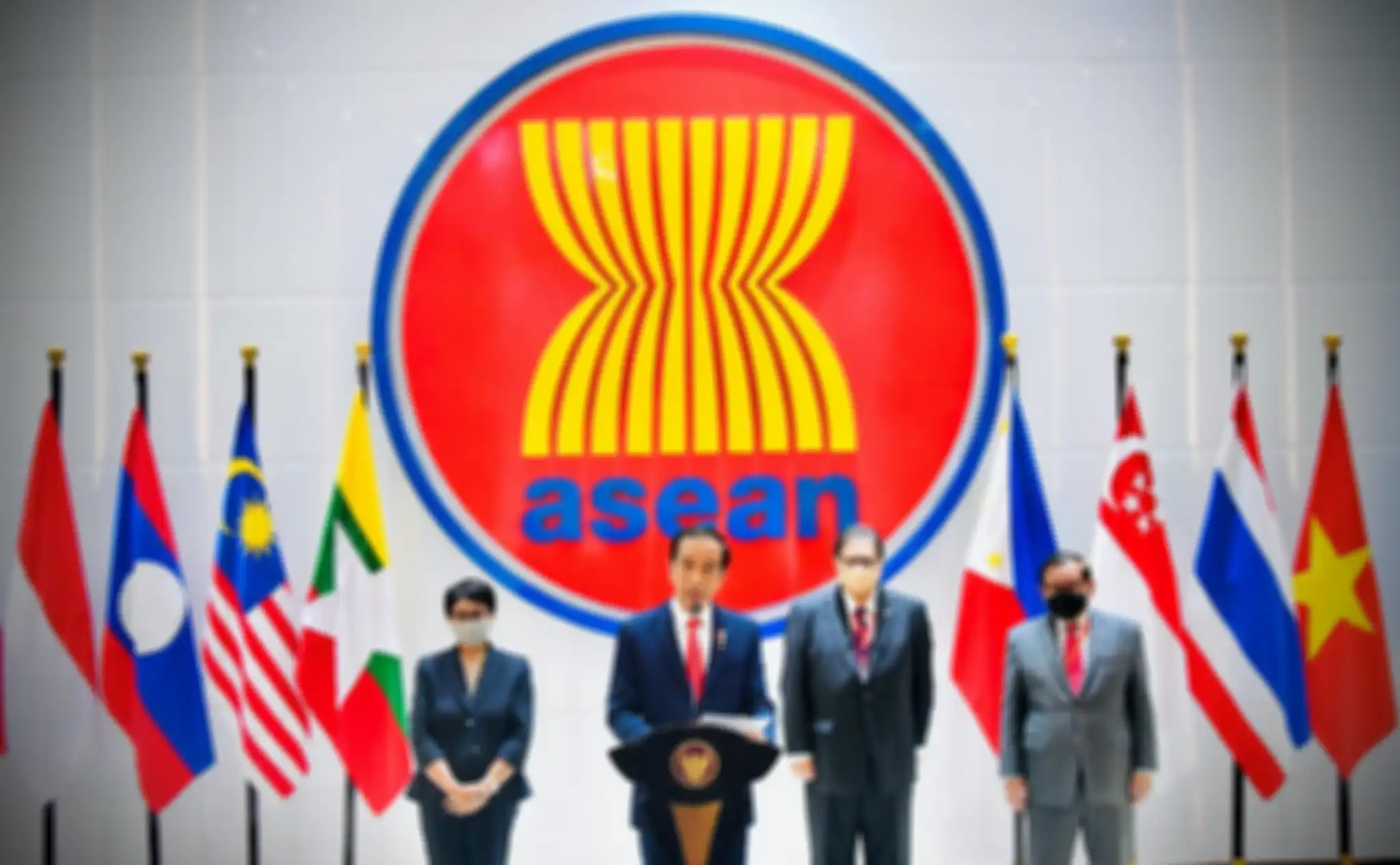 Presiden Joko Widodo saat berpidato di forum ASEAN. Ini daftar 11 ibu kota negara yang tergabung dalam perhimpunan ASEAN.