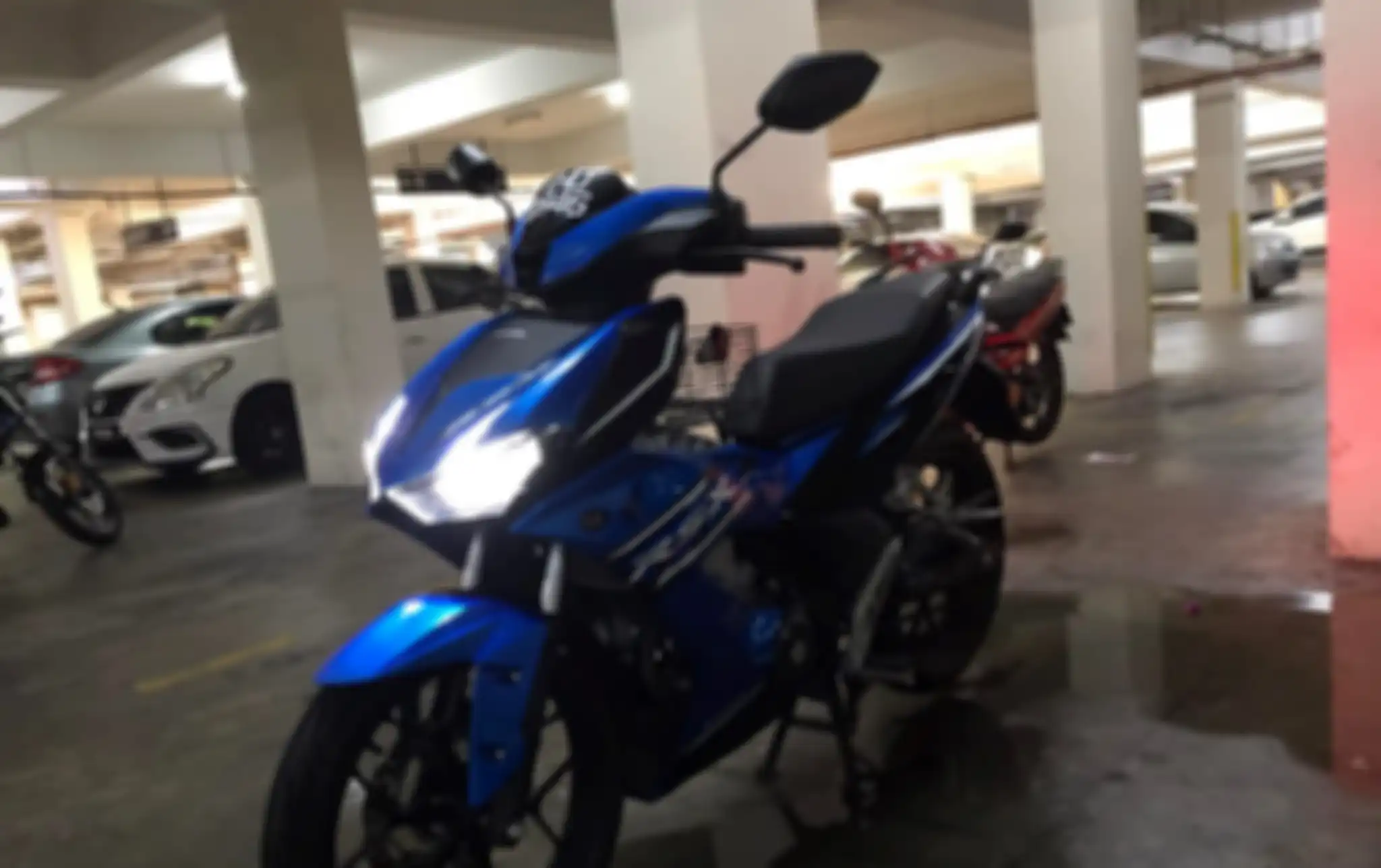  Honda RSX 150 atau Honda Supra GTR 150 yang awalnya masih utuh