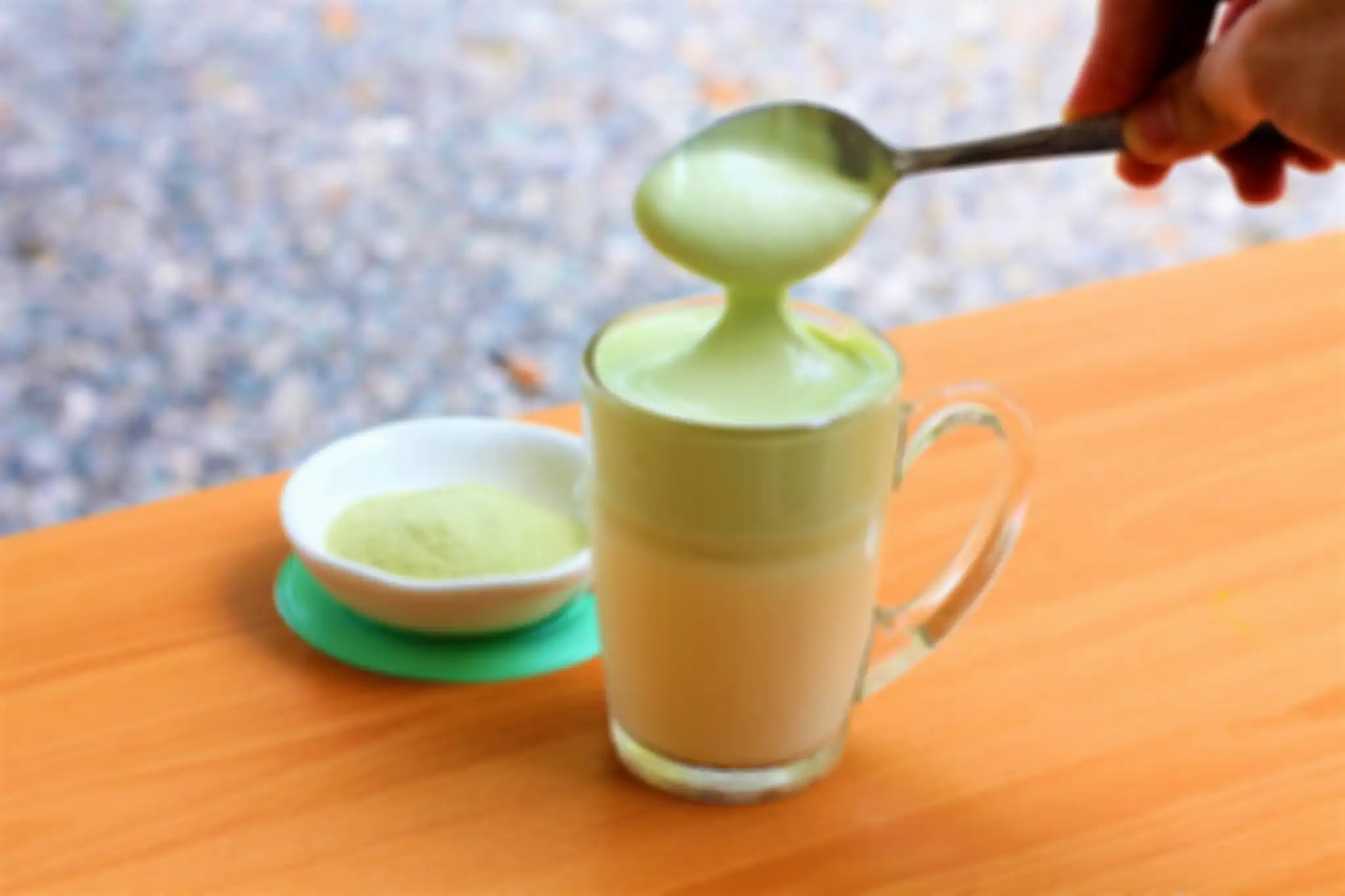 Dalgona Matcha.