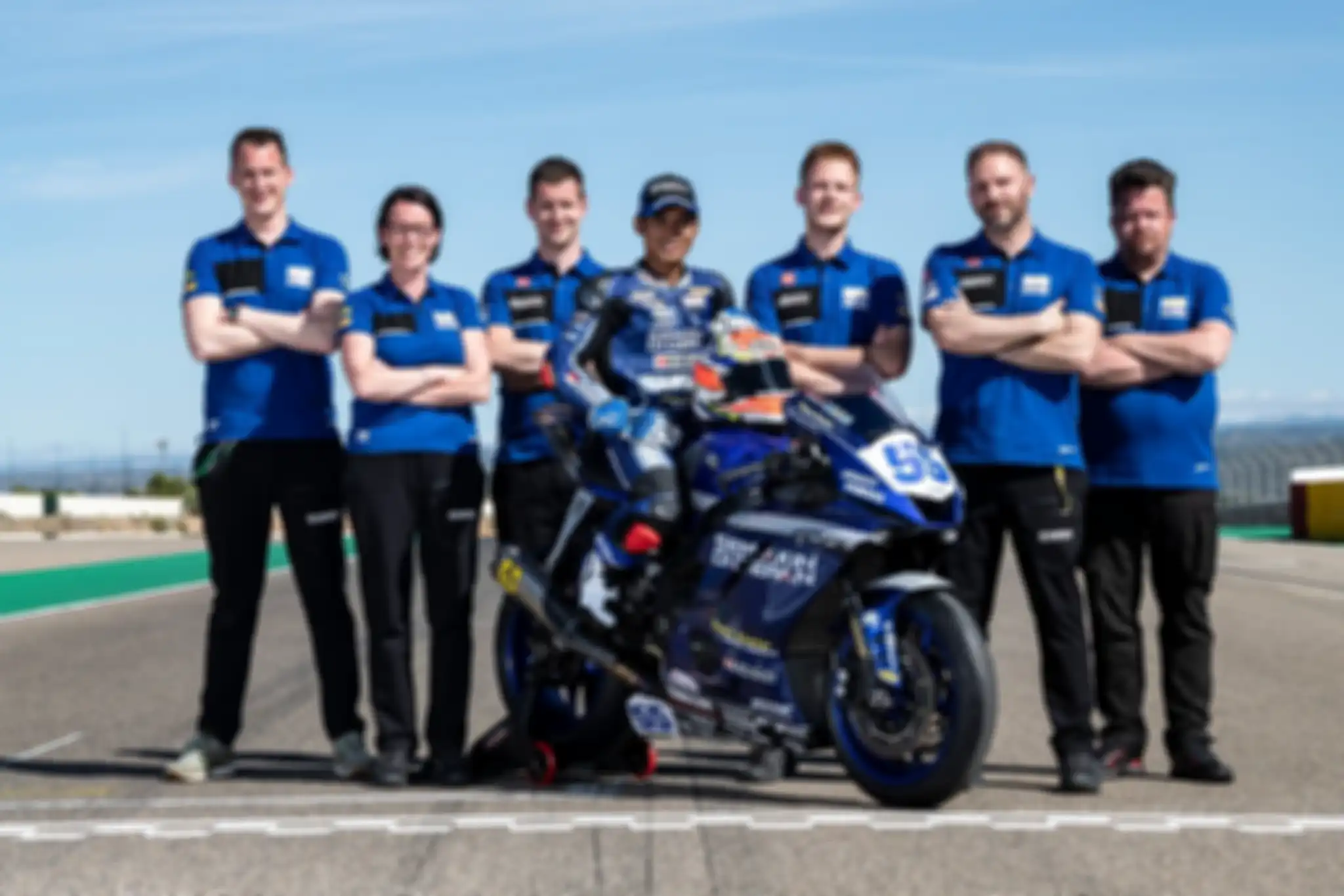 Galang Hendra Pratama bersama Ten Kate Racing Yamaha di ajang WorldSSP.