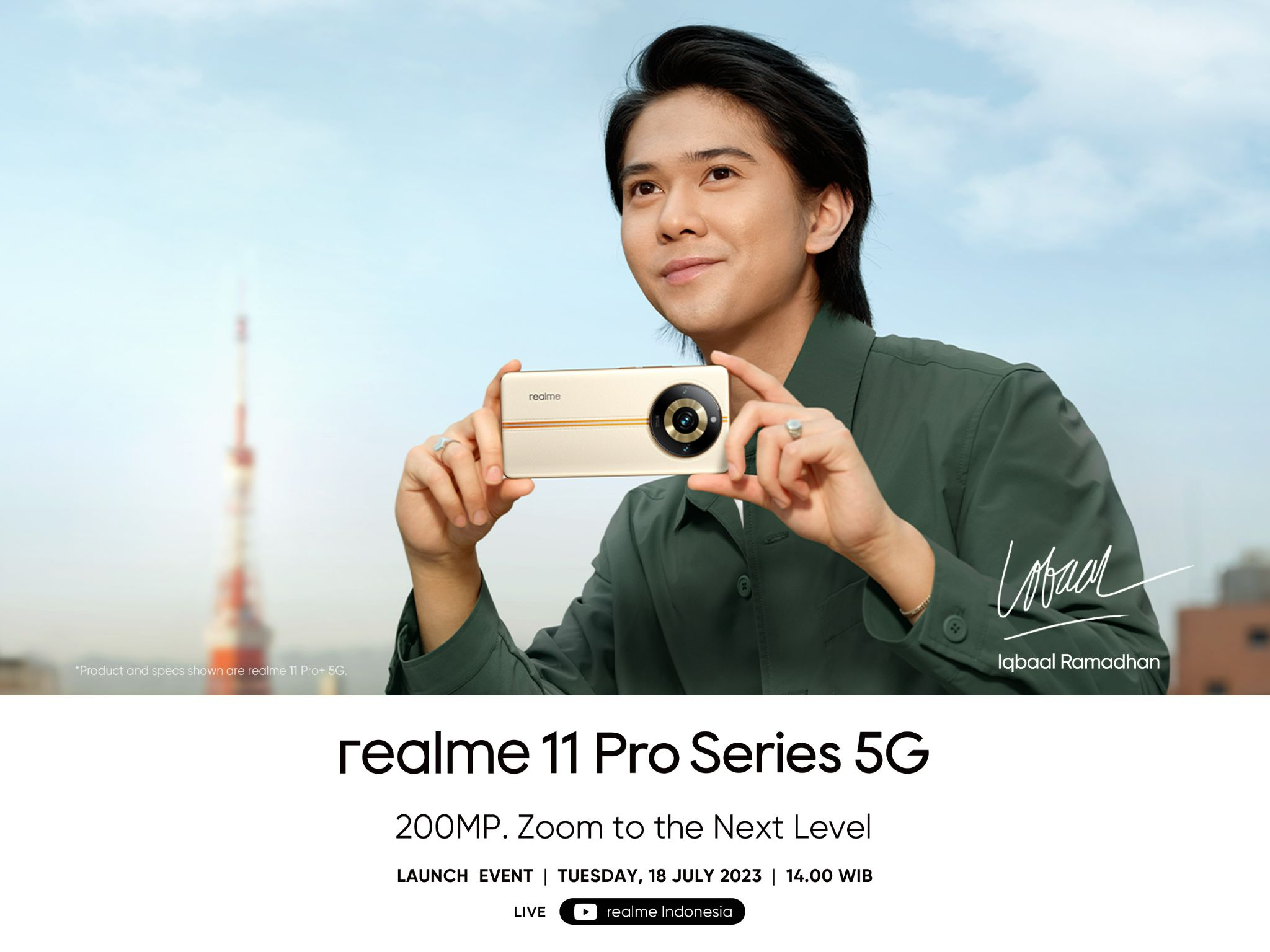 realme 11 pro series 5G akan diluncurkan di Indonesia tanggal 18 Juli 2023