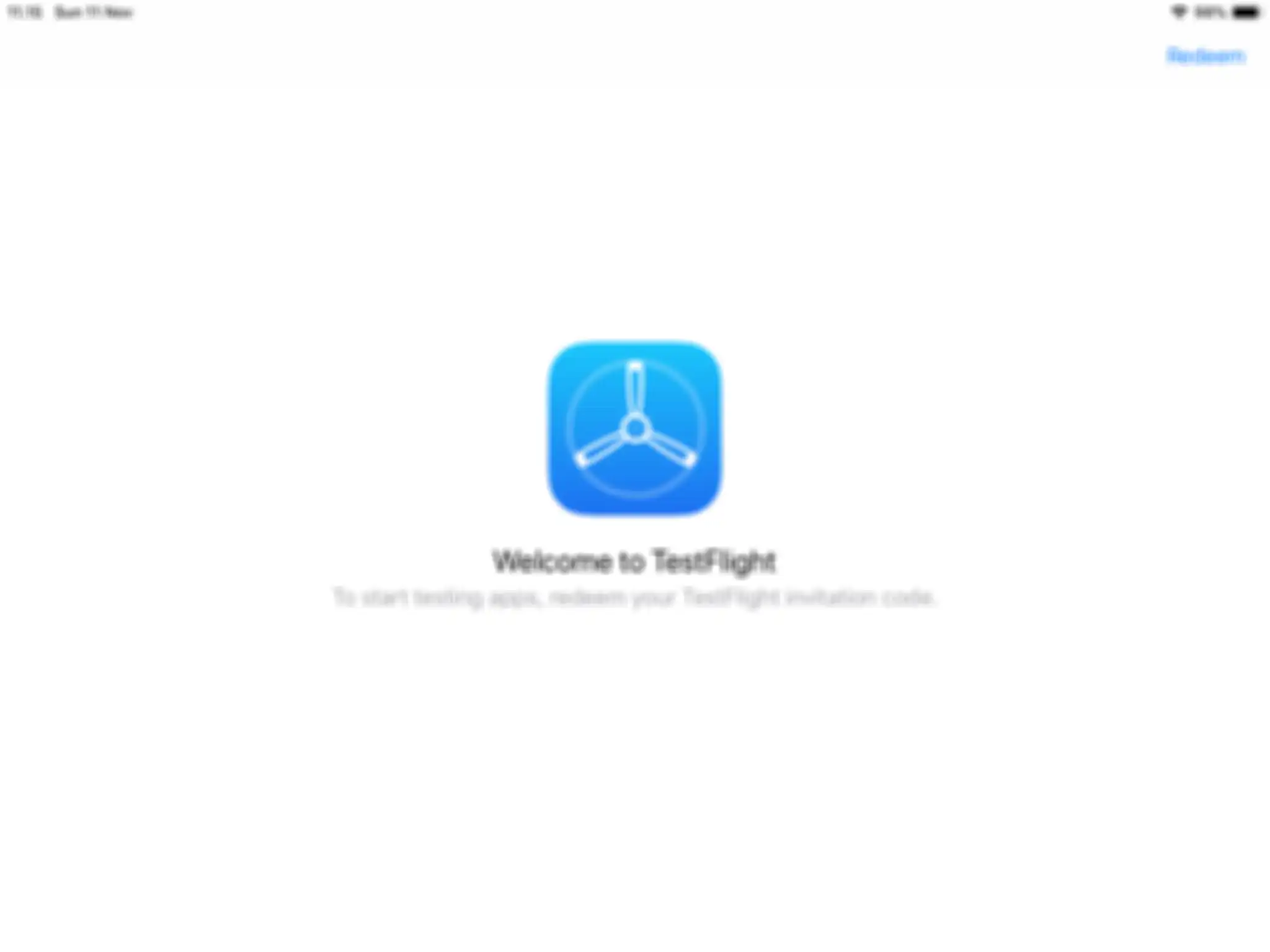 Aplikasi TestFlight di iOS
