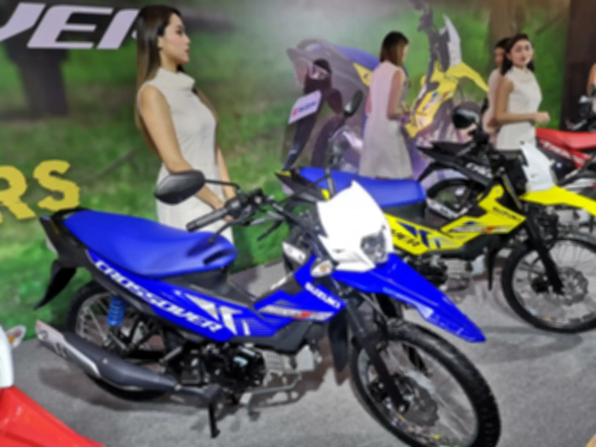 Suzuki Raider J Crossover mengusung mesin 113 cc.