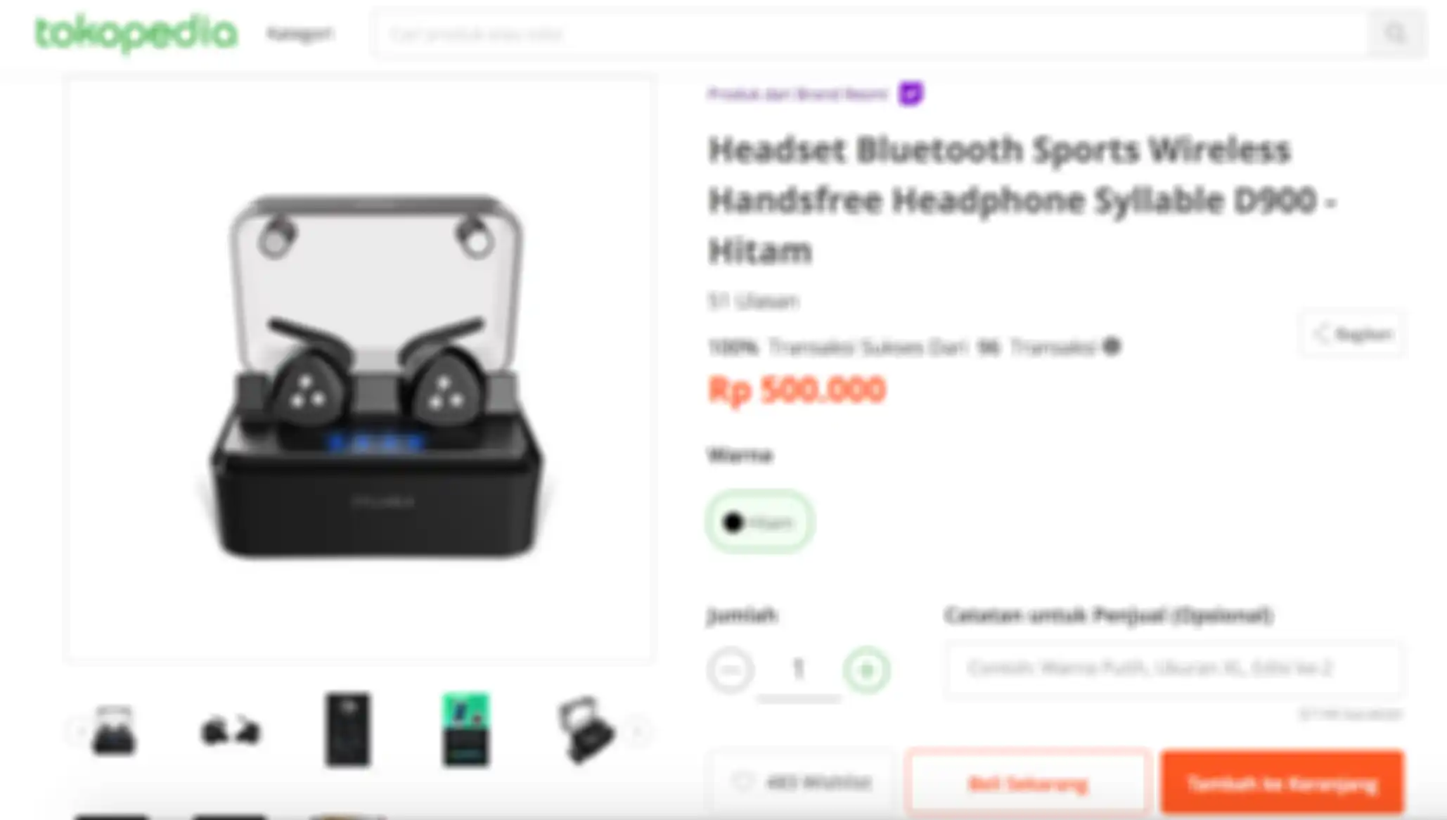 Syllable D900 Headset Bluetooth
