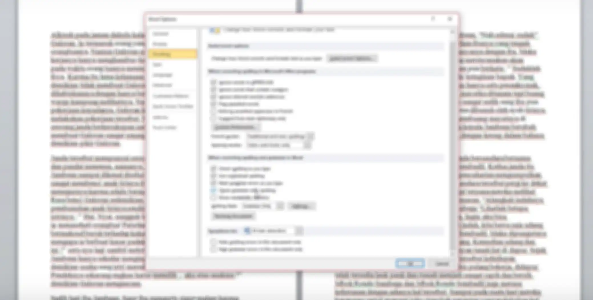 Cara Setting Microsoft Word