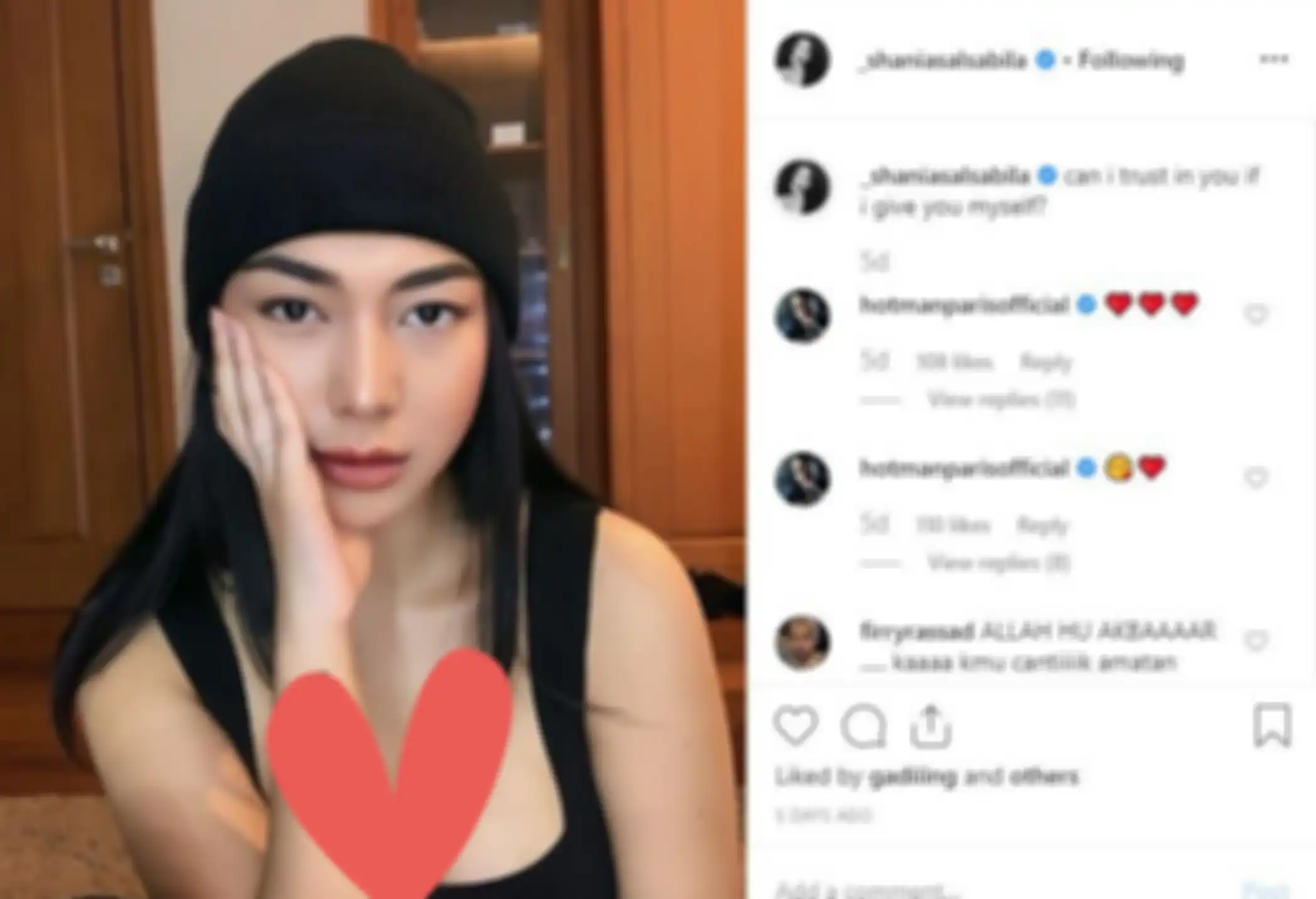 Komentar Hotman Paris pada unggahan putri sulung Sarita Abdul Mukti, Shania Salsabila.