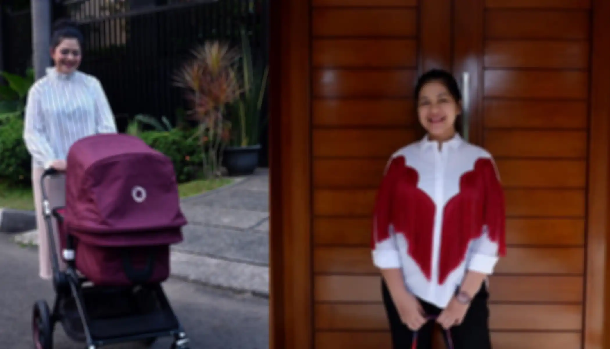 Penampakan halaman dan pintu depan rumah Kahiyang Ayu