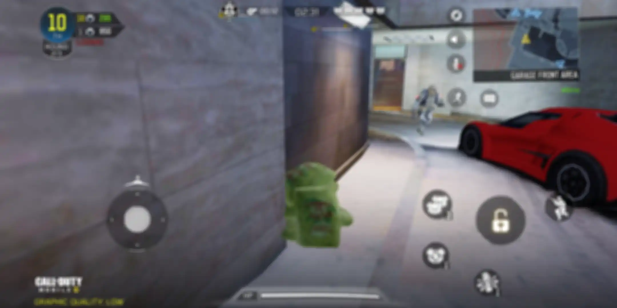 Gameplay mode Props Hunt sebagai tim Props (penyembunyi)