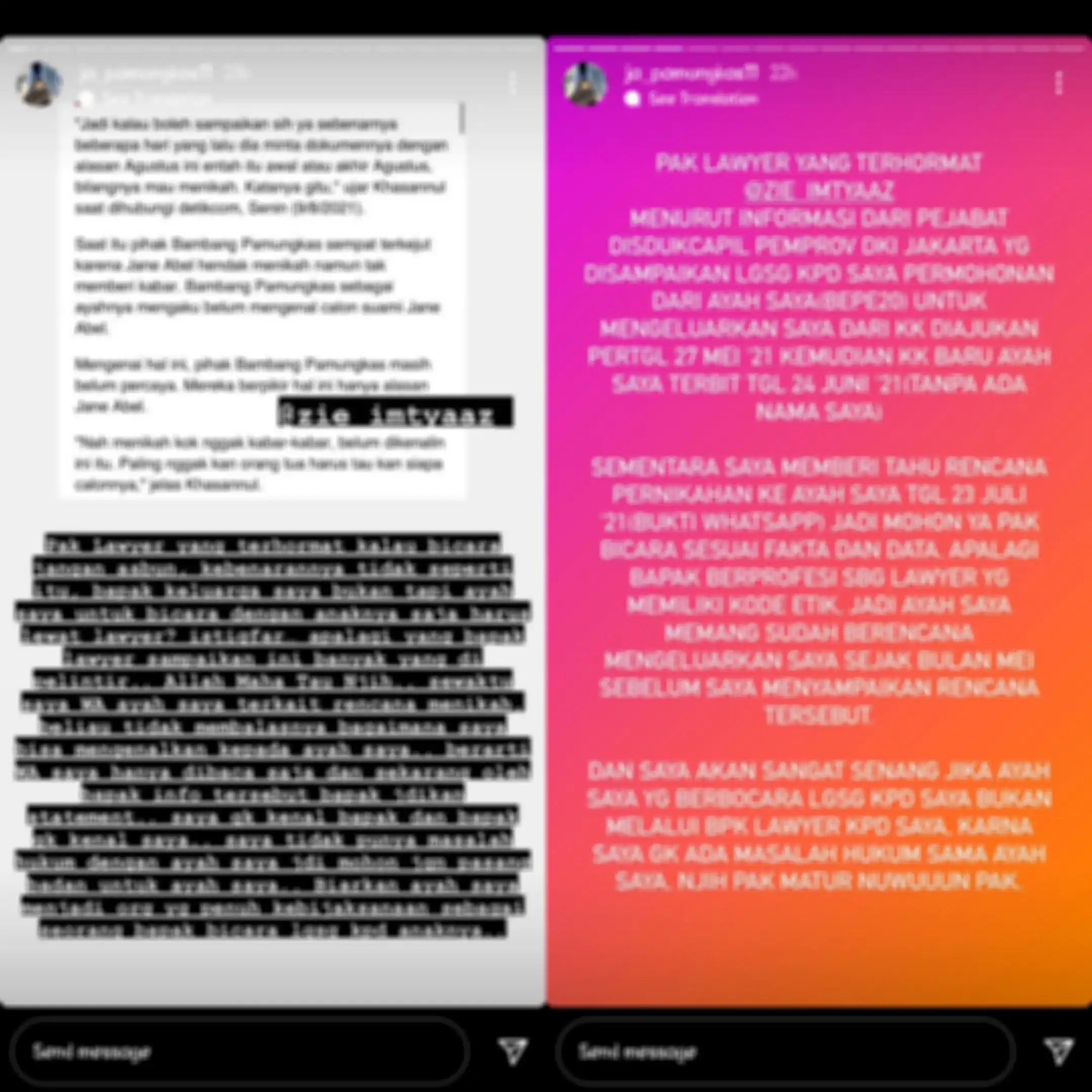 Kisruh KK Jane Abel dan Bambang Pamungkas