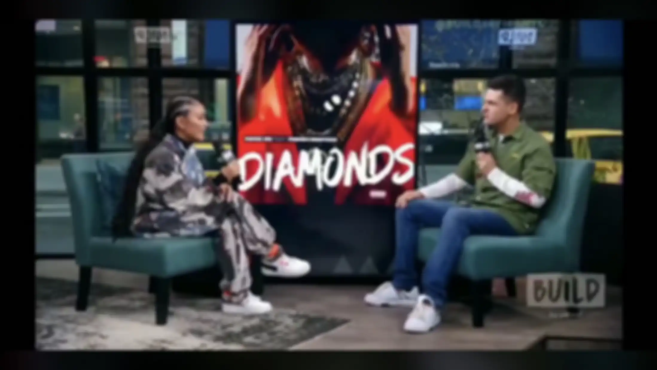 Agnez Mo saat wawancara dengan Build Series by Yahoo.