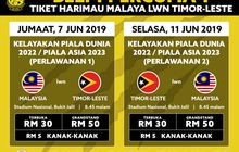 Jelang Laga Melawan Timor Leste, Malaysia Adakan Promo Tiket