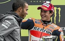 Lewis Hamilton Antusias Ladeni Tantangan Marc Marquez untuk Adu Balap di F1 dan MotoGP