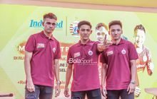 Kemeriahan The Jakmania dengan Tiga Pemain Persija di Jakarta Fair