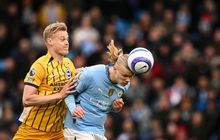 Hasil Liga Inggris - Penalti Haaland Tak Membantu, Man City Imbang dalam Drama 4 Gol