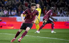Pernah Jadi Tim Ranking 1 FIFA, Timnas Belgia Selamat dari Degradasi ke Liga B UEFA Nations League di 20 Menit Terakhir