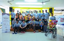 Aksi Sosial Komunitas Fun Football Abbiyya FC Serahkan Rp10 Juta untuk Yayasan Kasih Anak Kanker Indonesia