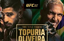 Hasil UFC 317 - Si Raja Kuncian Dibuat Pingsan, Ilia Topuria Jadi Raja 2 Divisi Ke-10
