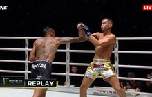 Hasil ONE Fight Night 34 - Tidak Sampai Satu Setengah Menit, Regian Eersel Pertahankan Sabuk