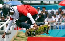 Skateboard Asian Games 2018 - Bunga Nyimas Persembahkan Medali untuk Ibu