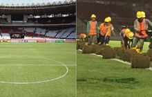 Kiper Filipina Sebut SUGBK Tidak Layak Digunakan, Beginilah Kondisi Rumput Stadion