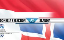 Live Streaming- 5 Data Statistik Babak Pertama Laga Indonesia Selection Vs Islandia