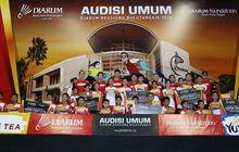 Peserta Audisi Umum Djarum Beasiswa Bulu Tangkis di Cirebon Tampil Memikat
