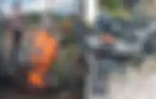 7 Motor Hancur Berserakan di Perlintasan Kereta di Magetan, 4 Pemotor Lepas Nyawa