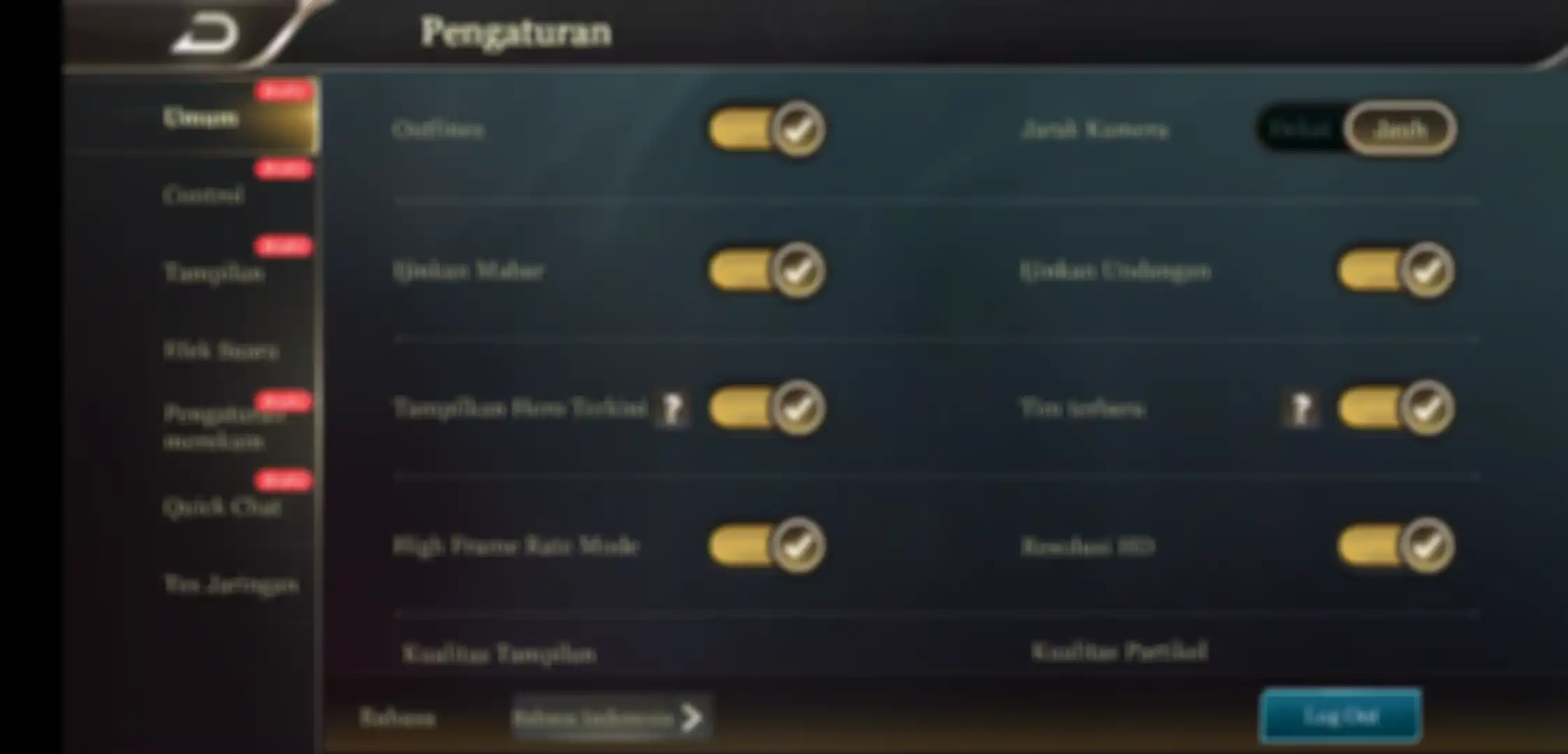 Pengaturan Grafis Arena of Valor