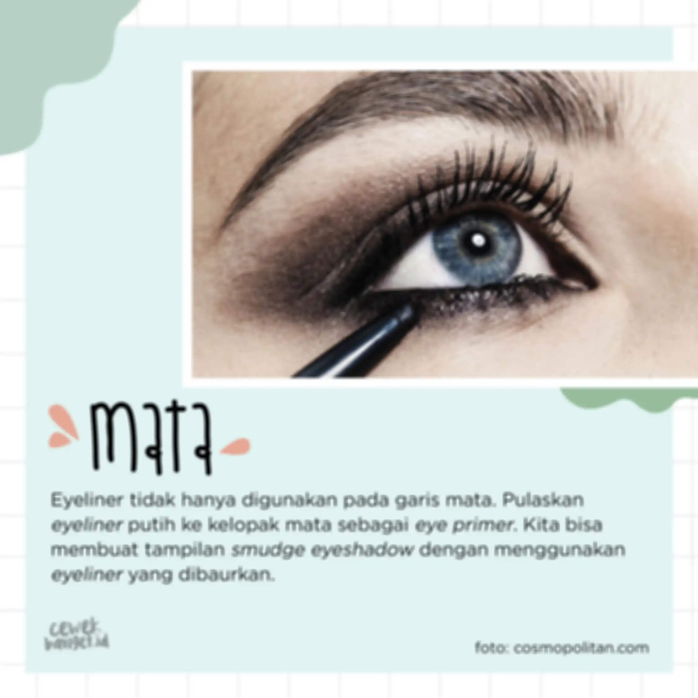 fungsi eyeliner untuk mata